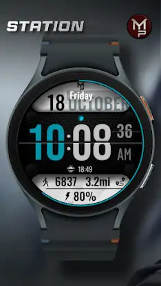 STATION - Digital watch face screenshot 5
