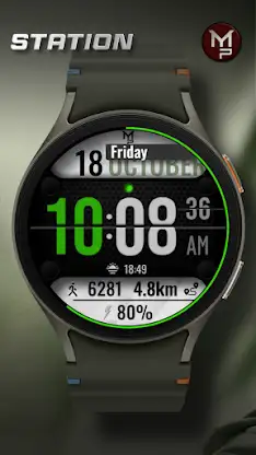 STATION - Digital watch face screenshot 2