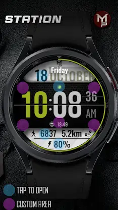 STATION - Digital watch face screenshot 7