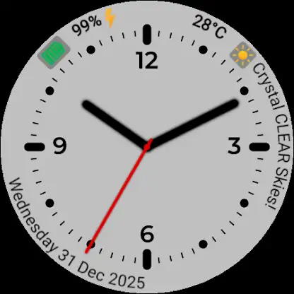 P90 Analog Watch Face Wear OS screenshot 7