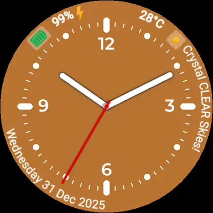 P90 Analog Watch Face Wear OS screenshot 8