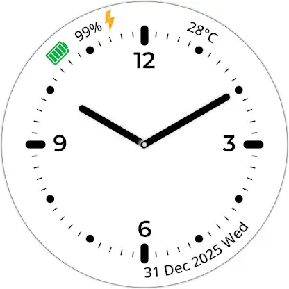 P90 Analog Watch Face Wear OS screenshot 4
