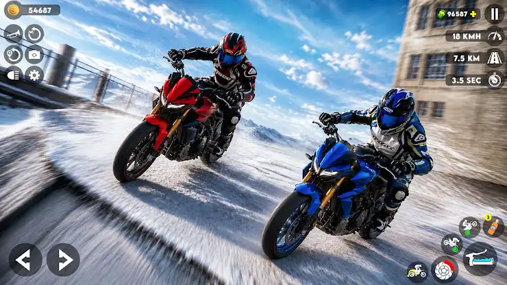 Bike Drive: Highway Rush screenshot 2