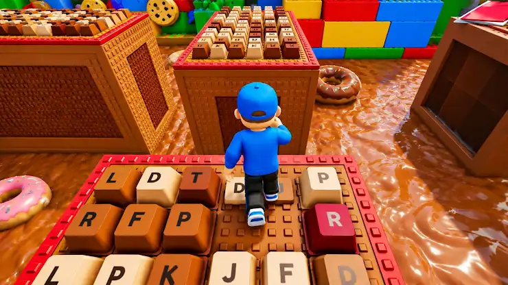 Keyboard Obby: Candy Escape screenshot 4