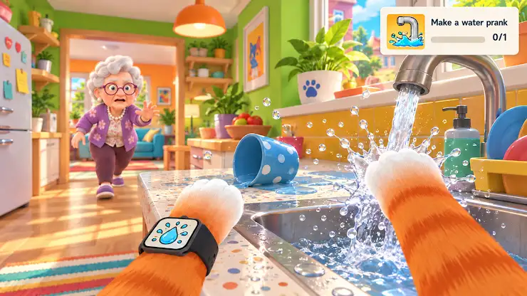 Cat Prank: Pet Escape 3D screenshot 5
