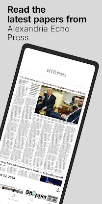 Alexandria Echo Press E-Paper screenshot 1