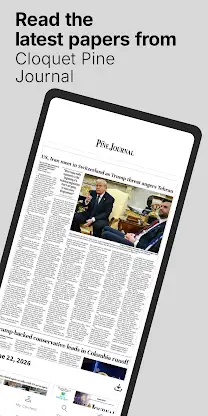 Cloquet Pine Journal E-paper screenshot 1