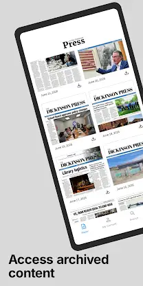 The Dickinson Press E-paper screenshot 2