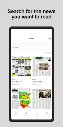 Jamestown Sun E-paper screenshot 5