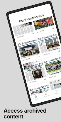 Jamestown Sun E-paper screenshot 2