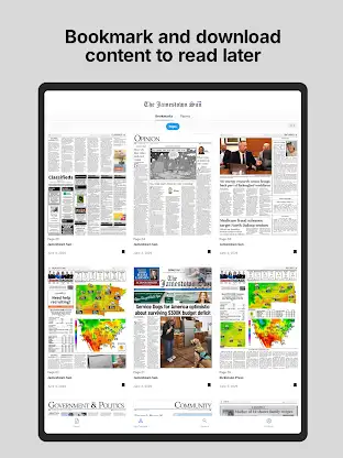 Jamestown Sun E-paper screenshot 9