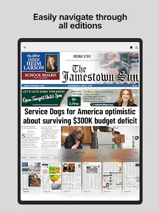Jamestown Sun E-paper screenshot 8