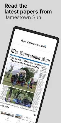 Jamestown Sun E-paper screenshot 1