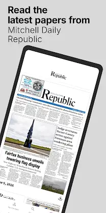Mitchell Republic E-paper screenshot 1