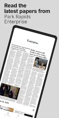 Park Rapids Enterprise E-paper screenshot 1