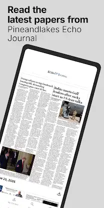 Pine&Lakes Echo Journal Epaper screenshot 1