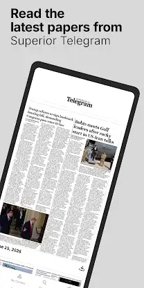 Superior Telegram E-paper screenshot 1