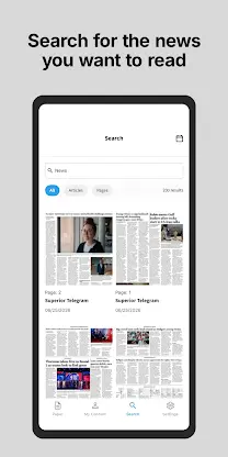 Superior Telegram E-paper screenshot 5