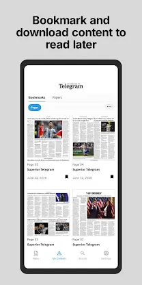Superior Telegram E-paper screenshot 4