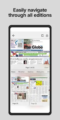 The Globe E-paper screenshot 3
