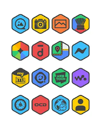 Hexadark - Hexa Icon Pack screenshot 3