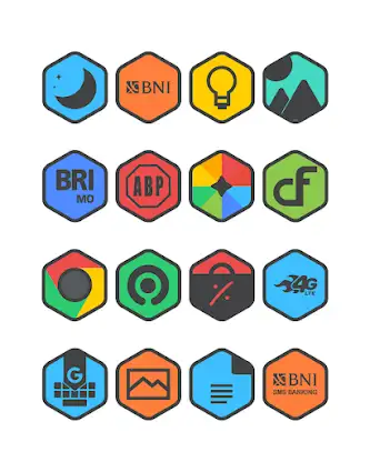 Hexadark - Hexa Icon Pack screenshot 1