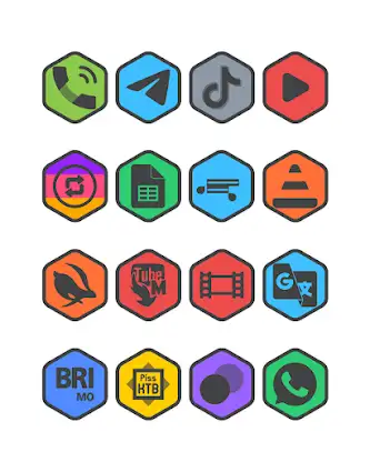 Hexadark - Hexa Icon Pack screenshot 5