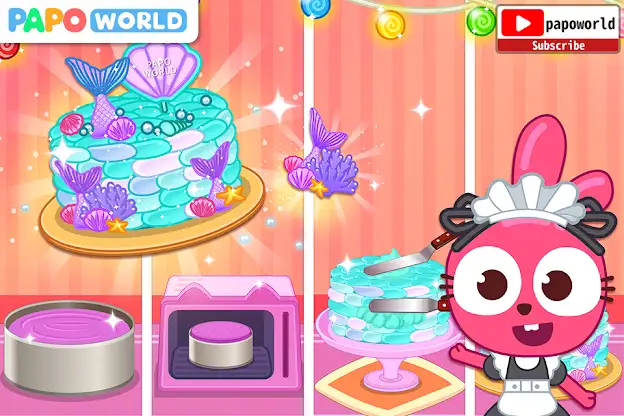 Papo Town Dessert Shop for kid screenshot 5