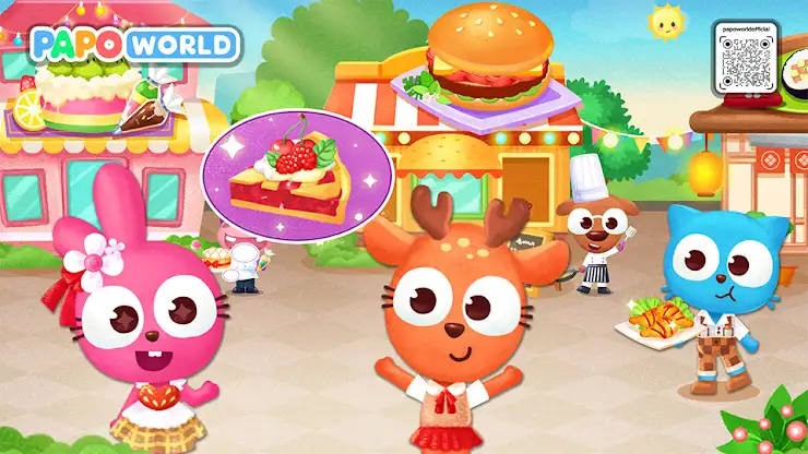 Papo Town Food Street screenshot 2