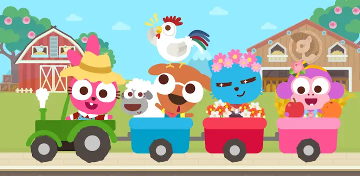 Papo Town Farm — Android game banner