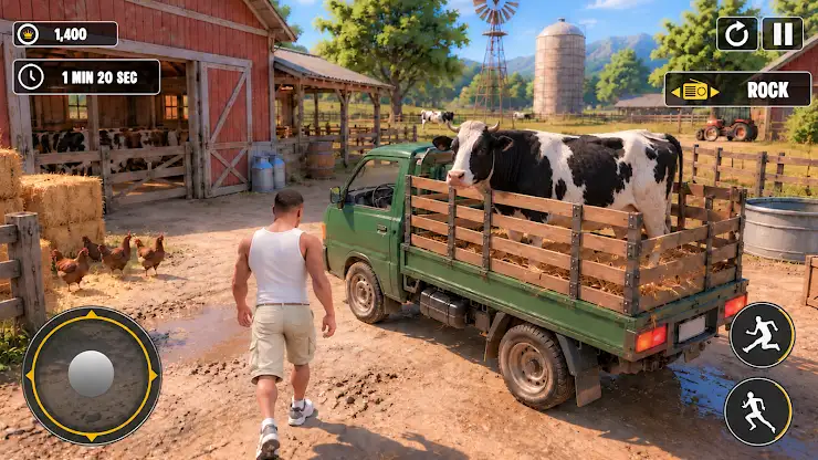 Animal Truck Transport 3D Game screenshot 1