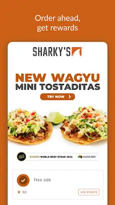 Sharky's Rewards & Ordering screenshot 1