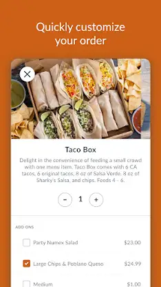 Sharky's Rewards & Ordering screenshot 2