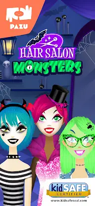 Girls Hair Salon Monsters screenshot 1