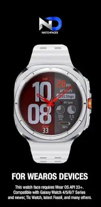 Big Numbers Watchface — NDW070 screenshot 6