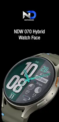 Big Numbers Watchface — NDW070 screenshot 1
