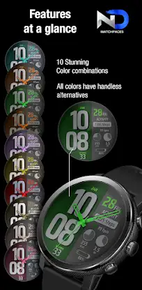 Big Numbers Watchface — NDW070 screenshot 4