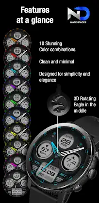 Hybrid Watchface — NDW071 screenshot 4