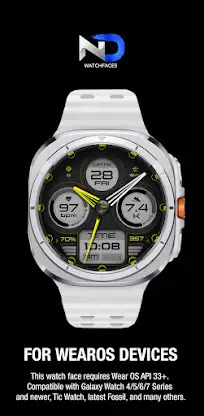 Hybrid Watchface — NDW071 screenshot 6