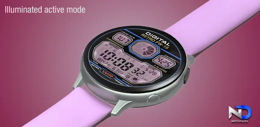 Digital Retro Watchface—NDW73 screenshot 8