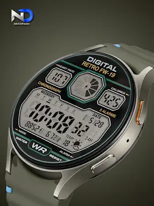 Digital Retro Watchface—NDW73 screenshot 2