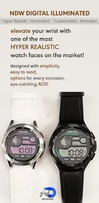 Digital Watchface — NDW072 screenshot 2