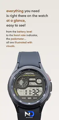 Digital Watchface — NDW072 screenshot 3
