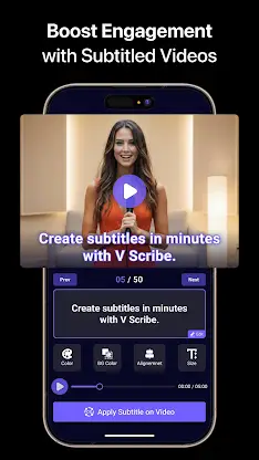 VScribe - AI Video Subtitles screenshot 4