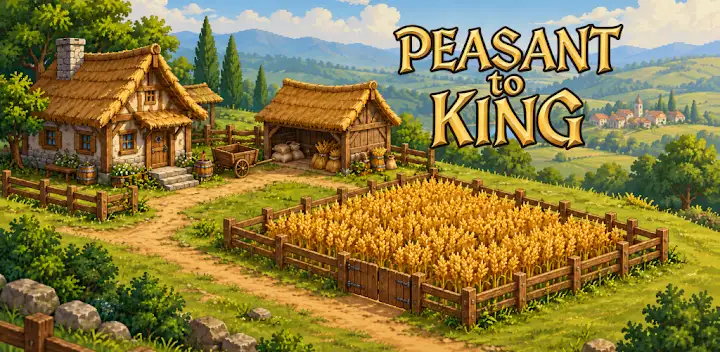 Peasant to King: Medieval Sim — Android game banner