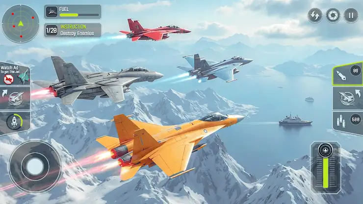 Fighter Jet Game: Flying Games screenshot 4
