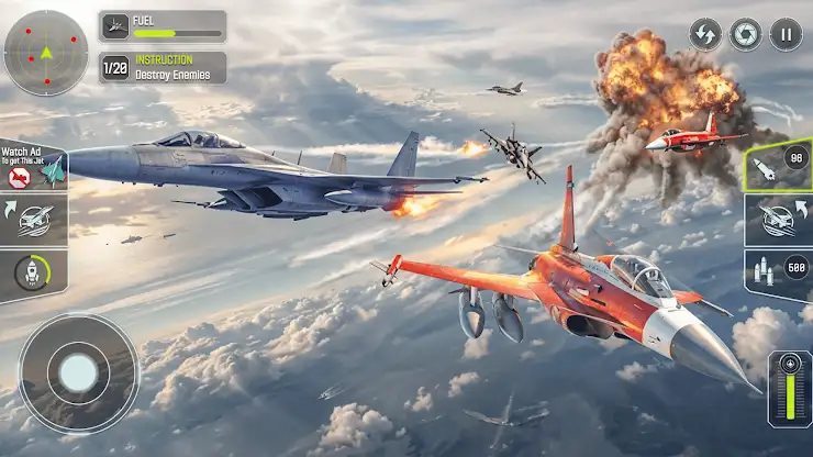 Fighter Jet Game: Flying Games screenshot 5