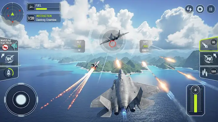 Fighter Jet Game: Flying Games screenshot 1