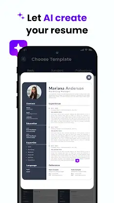 AI Resume Builder - CV Maker screenshot 1