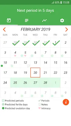 Period Tracker screenshot 1